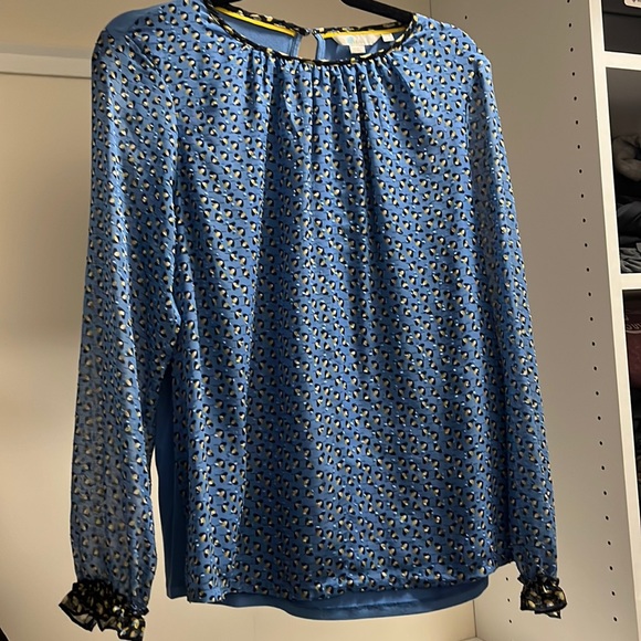 Boden Tops - Boden Blue, Navy,‎ Yellow Size US 8